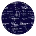thumbnail image 1 of Math Equations Engineering Diagrams Navy Pattern Round Fitted Tablecloth with Elastic Edge,Dining Table Cover Waterproof,Outdoor Round Tablecloth for Camping,Dining,Indoor and Outdoor, 1 of 7