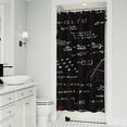 thumbnail image 1 of Math Equations Geometric Shapes Black Pattern Shower Curtain 36"x72" ,Bathroom Decorative Shower Curtains Set with 12 Hooks,Modern Waterproof Washable Shower Curtain, 1 of 6