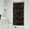 thumbnail image 1 of Math Equations Geometric Shapes Black Pattern Shower Curtain 36"x72" ,Bathroom Decorative Shower Curtains Set with 12 Hooks,Modern Waterproof Washable Shower Curtain, 1 of 6