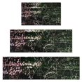 thumbnail image 1 of Math Equations Glowing Formulas Black Pattern Kitchen Rugs Sets Of 3,Kitchen Runner Rugs Non Skid Washable,Decorative Kitchen Floor Mats for Kitchen,Sink,Laundry,17"x30"+ 17"x47" + 17"x59", 1 of 6