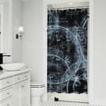 thumbnail image 1 of Math Equations Glowing Formulas Black Pattern Shower Curtain 36"x72" ,Bathroom Decorative Shower Curtains Set with 12 Hooks,Modern Waterproof Washable Shower Curtain, 1 of 6