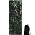 thumbnail image 1 of Math Equations Glowing Green Pattern Hot Yoga Mat Towel Non Slip for Hot Yoga - Quick-Drying Yoga Mat Cover with 4 Corner Pockets with Travel Bag - Hot Yoga Towel Non Slip 70"x26", 1 of 6