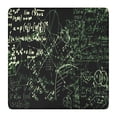 thumbnail image 1 of Math Equations Glowing Green Pattern Square Fitted Tablecloth with Elastic Edge,Square Table Cover,Washable Elastic Table Cover for Home Kitchen Party Decor 36"x36", 1 of 6