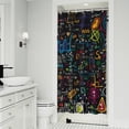 thumbnail image 1 of Math Equations Handwritten Notes Black Pattern Shower Curtain 36"x72" ,Bathroom Decorative Shower Curtains Set with 12 Hooks,Modern Waterproof Washable Shower Curtain, 1 of 6