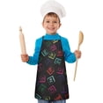 thumbnail image 1 of Math Equations Lab Diagrams Green Pattern Kids Aprons for Girls and Boys,Adjustable Neck Strap Toddler Aprons for Kids Cooking Baking, 1 of 6