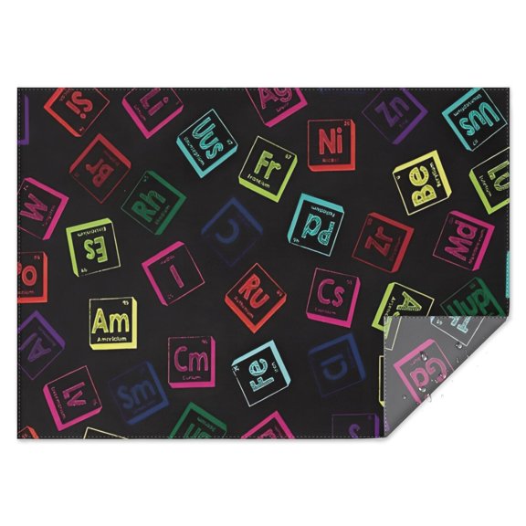 Math Equations Lab Diagrams Green Pattern Rectangle Tablecloth 60"x84",Waterproof Polyester Rectangle Table Cloth, Wipeable Spillproof Polyester Tablecloth for Dining, Camping, Indoor and Outdoor