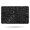 thumbnail image 1 of Math Equations Lab Tools Black Pattern Bathroom Rugs Mat,Non Slip Microfiber Bathroom Rug,Rubber Backing,Soft Bathroom Mats for Bathroom Floor,Tub and Shower,17x27in(43x68cm), 1 of 4