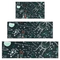 thumbnail image 1 of Math Equations Lab Tools Dark Pattern Kitchen Rugs Sets Of 3,Kitchen Runner Rugs Non Skid Washable,Decorative Kitchen Floor Mats for Kitchen,Sink,Laundry,17"x30"+ 17"x47" + 17"x59", 1 of 6