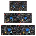 thumbnail image 1 of Math Equations Math Icons Colorful Pattern Kitchen Rugs Sets Of 3,Kitchen Runner Rugs Non Skid Washable,Decorative Kitchen Floor Mats for Kitchen,Sink,Laundry,17"x30"+ 17"x47" + 17"x59", 1 of 6