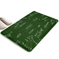 thumbnail image 1 of Math Equations Math Symbols Green Flannel Non Slip Door Rugs,Washable Door Mats Indoor,Decorative Door Mats,Dirt-Resistant and Absorbent Doormat for Entrance,Bedroom,Kitchen,Bathroom,23.5"x16", 1 of 5