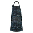 thumbnail image 1 of Math Equations Number Patterns Blue Pattern Apron-Garden Aprons for Women with Pockets-Cotton Linen Waterproof Kitchen Cooking Gardening Aprons Adjustable for Kitchen,Cooking,BBQ and Salon 33x27 Inch, 1 of 7
