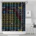 thumbnail image 1 of Math Equations Periodic Table Black Pattern Shower Curtain 84"x72" ,Bathroom Decorative Shower Curtains Set with 12 Hooks,Modern Waterproof Washable Shower Curtain, 1 of 6