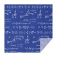 thumbnail image 1 of Math Equations Physics Diagrams Blue Pattern Square Tablecloth,Waterproof Square Table Cover,Wipeable Spillproof Washable Table Cover for Home Kitchen Party Decor 42"X42"(107x107cm), 1 of 6