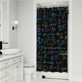 thumbnail image 1 of Math Equations Physics Formulas Black Pattern Shower Curtain 36"x72" ,Bathroom Decorative Shower Curtains Set with 12 Hooks,Modern Waterproof Washable Shower Curtain, 1 of 6