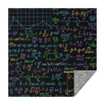thumbnail image 1 of Math Equations Physics Formulas Black Pattern Square Tablecloth,Waterproof Square Table Cover,Wipeable Spillproof Washable Table Cover for Home Kitchen Party Decor 60"x60"(152x152cm), 1 of 6