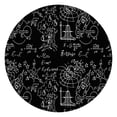 thumbnail image 1 of Math Equations Physics Icons Black Pattern Round Fitted Tablecloth with Elastic Edge,Dining Table Cover Waterproof,Outdoor Round Tablecloth for Camping,Dining,Indoor and Outdoor, 1 of 7
