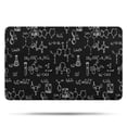 thumbnail image 1 of Math Equations Physics Icons Green Pattern Bathroom Rugs Mat,Non Slip Microfiber Bathroom Rug,Rubber Backing,Soft Bathroom Mats for Bathroom Floor,Tub and Shower,20x32in(50x80cm), 1 of 5