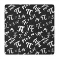 thumbnail image 1 of Math Equations Pi Symbols Black Pattern Square Fitted Tablecloth with Elastic Edge,Square Table Cover,Washable Elastic Table Cover for Home Kitchen Party Decor 34"x34", 1 of 6