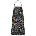 thumbnail image 1 of Math Equations Science Icons Black Pattern Apron-Garden Aprons for Women with Pockets-Cotton Linen Waterproof Kitchen Cooking Gardening Aprons Adjustable for Kitchen,Cooking,BBQ and Salon 33x27 Inch, 1 of 7