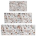 thumbnail image 1 of Math Equations Science Icons White Pattern Kitchen Rugs Sets Of 3,Kitchen Runner Rugs Non Skid Washable,Decorative Kitchen Floor Mats for Kitchen,Sink,Laundry,17"x30"+ 17"x47" + 17"x59", 1 of 6