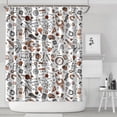thumbnail image 1 of Math Equations Science Icons White Pattern Shower Curtain 84"x72" ,Bathroom Decorative Shower Curtains Set with 12 Hooks,Modern Waterproof Washable Shower Curtain, 1 of 6