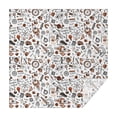 thumbnail image 1 of Math Equations Science Icons White Pattern Square Tablecloth,Waterproof Square Table Cover,Wipeable Spillproof Washable Table Cover for Home Kitchen Party Decor 52"x52"(132x132cm), 1 of 6