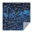 thumbnail image 1 of Math Equations Starry Blue Background Pattern Square Tablecloth,Waterproof Square Table Cover,Wipeable Spillproof Washable Table Cover for Home Kitchen Party Decor 60"x60"(152x152cm), 1 of 6
