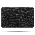 thumbnail image 1 of Math Equations Symbols Black Pattern Bathroom Rugs Mat,Non Slip Microfiber Bathroom Rug,Rubber Backing,Soft Bathroom Mats for Bathroom Floor,Tub and Shower,20x32in(50x80cm), 1 of 5