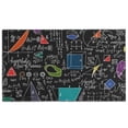 thumbnail image 1 of Math Equations Symbols Black Pattern Door Rugs,Washable Non Slip Door Mats Indoor,Decorative Door Mats,Entry Mat Indoor for Entrance,Bedroom,Kitchen,Bathroom,17"x30", 1 of 6
