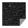thumbnail image 1 of Math Equations Symbols Black Pattern Square Tablecloth,Waterproof Square Table Cover,Wipeable Spillproof Washable Table Cover for Home Kitchen Party Decor 60"x60"(152x152cm), 1 of 6