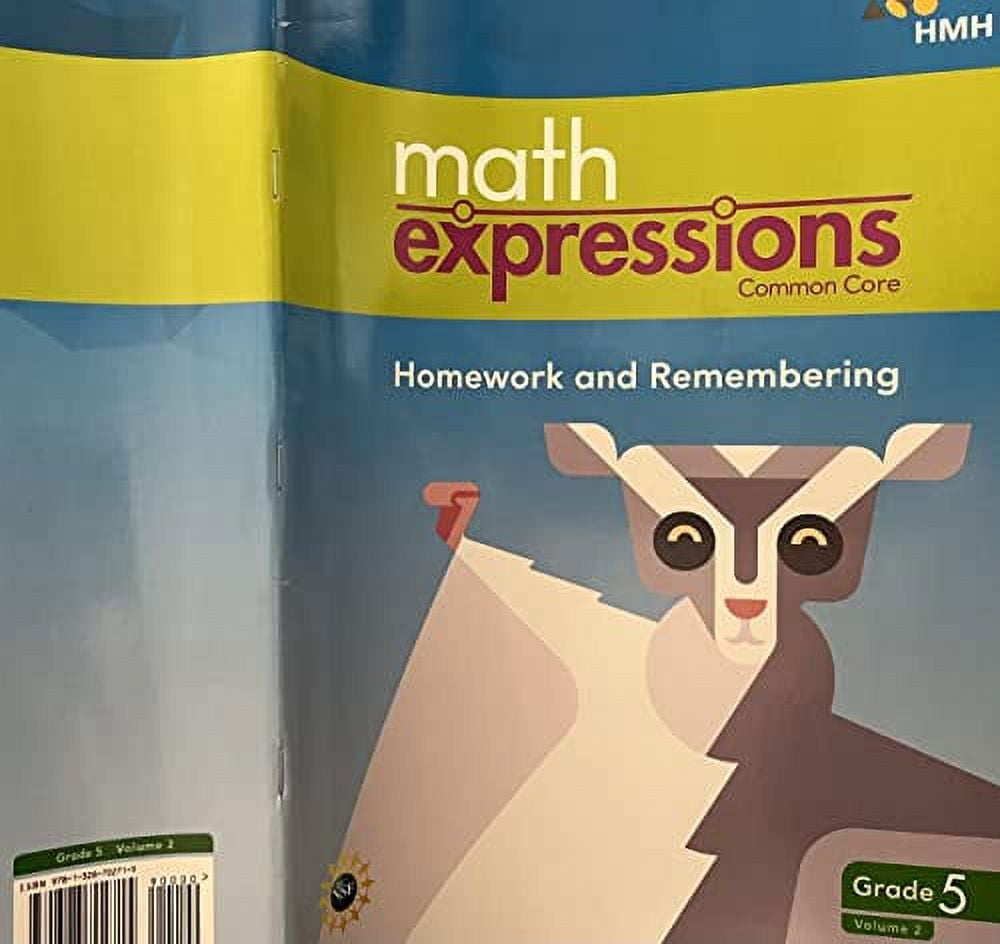 Pre-Owned Math Expressions, Homework and Remembering, Grade 5 Volume 2