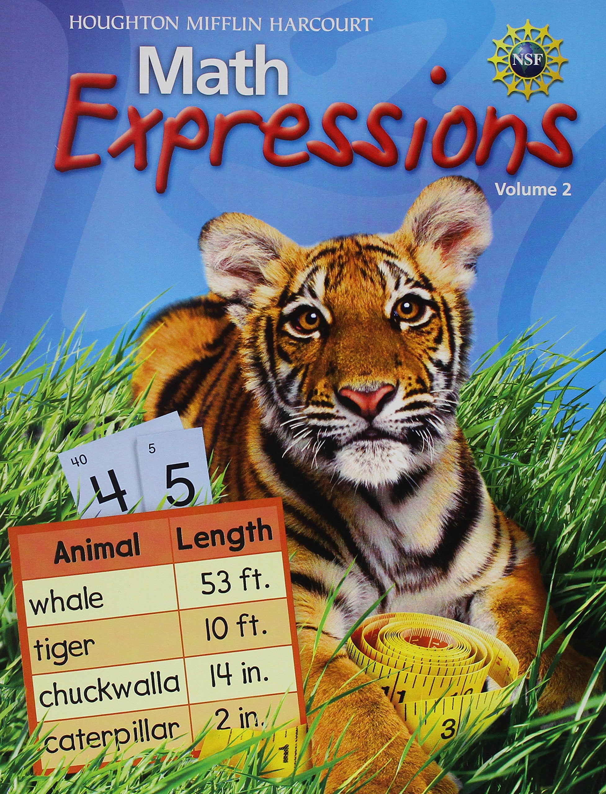 Math Expressions, Grade 2 Student Activity Book Consumable: Houghton Mifflin Harcourt Math ...