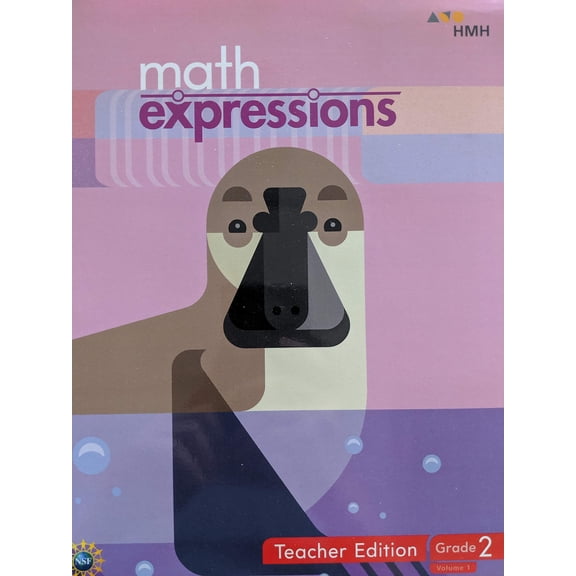 Math Expressions, Grade 2 Volume 1, Teacher Edition, 9781328694911, 1328694917