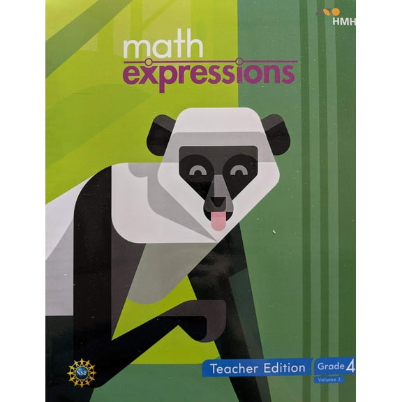 Pre-Owned Math Expressions, Grade 4 Volume 2, Teacher Edition, 9781328742513, 1328742512