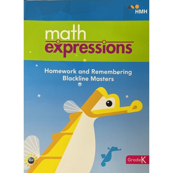 Math Expressions (StA), Homework and Remembering Blackline Master Grade K 9781328744289 1328744280