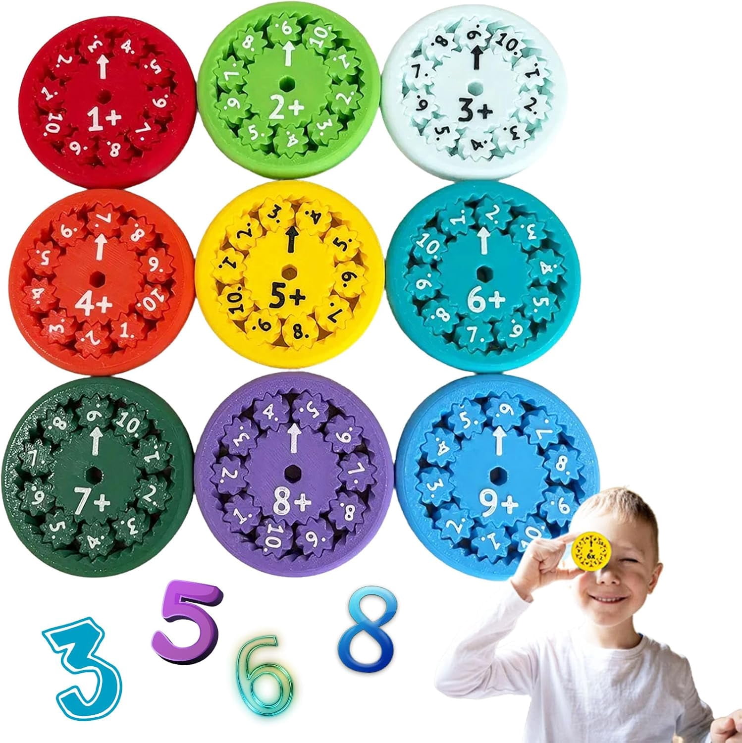 Math Fact Fidget Spinners - Say Goodbye to Dull Drills! Mini Quiet Math ...