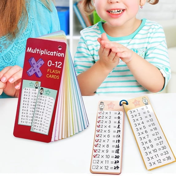 Math Flash Cards Math Board,Math Games Manipulatives Times Table Chart Fun Learning Interactive Practice Kit for Kids,Multiplication,Division,Addition,Subtraction Flash Card Pack Toys for Kids