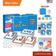 thumbnail image 1 of Math Flash Cards + Math Board, Multiplication Flash Card Times Table Chart, M..., 1 of 3