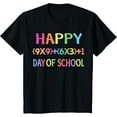 thumbnail image 1 of Math Formula 100 Days Of School Shirt Teacher Boy Girl Gift T-Shirt, 1 of 4