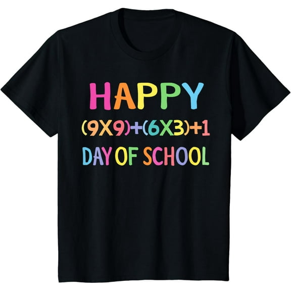 Math Formula 100 Days Of School Shirt Teacher Boy Girl Gift T-Shirt