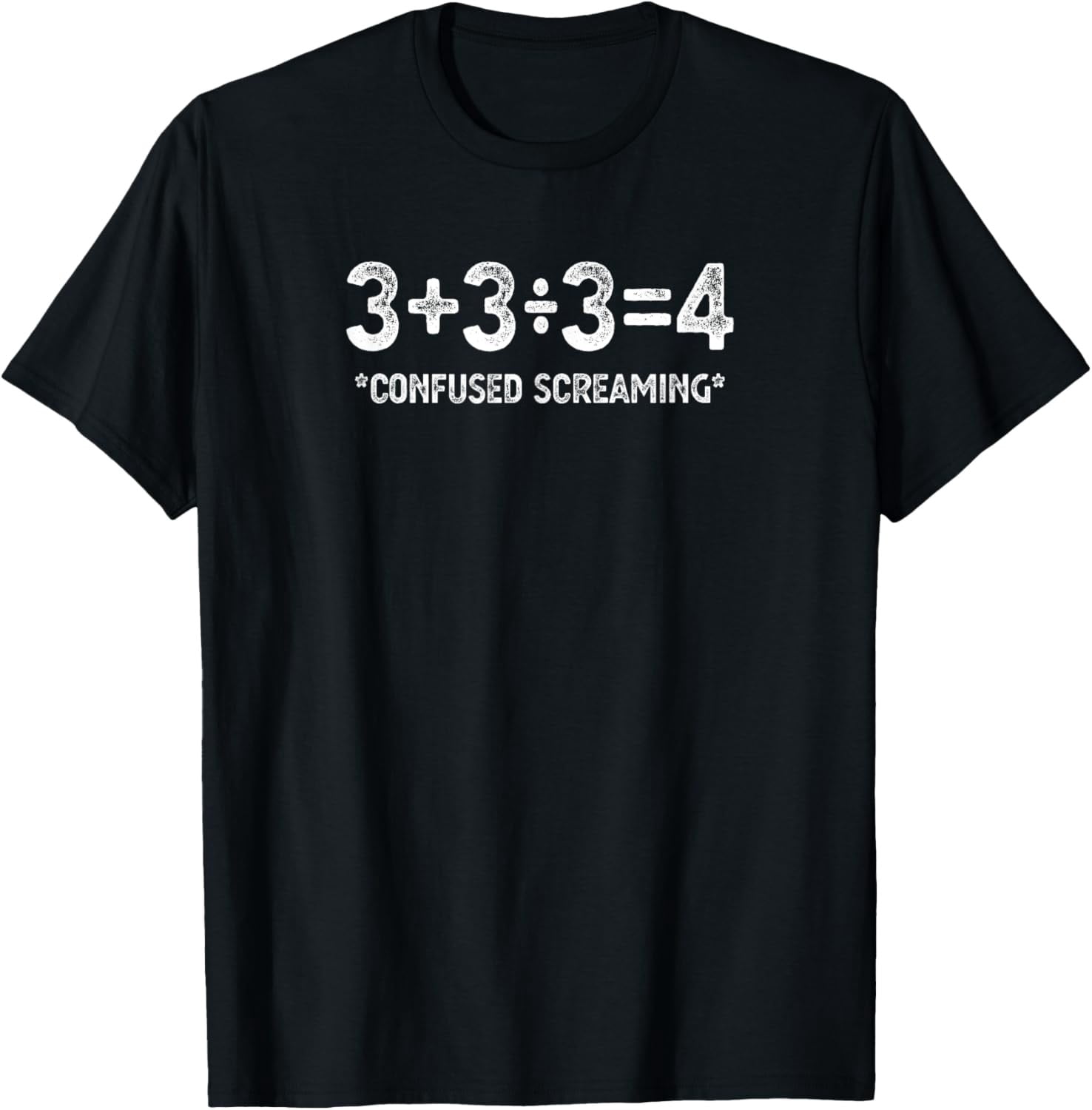Math Formula Confused Nerd Science Graphic T-Shirt - Walmart.com
