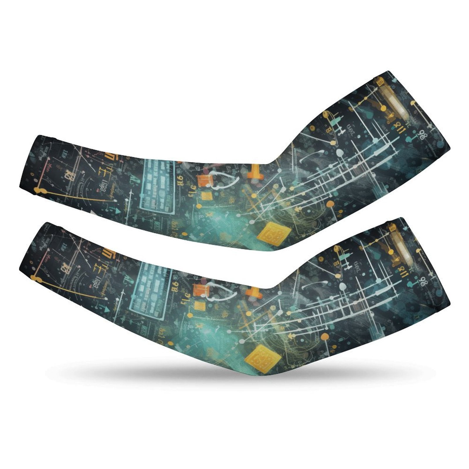 Math Sleeve Math Formula Protection Cooling Arm Sleeves For Men Women, Uv ...
