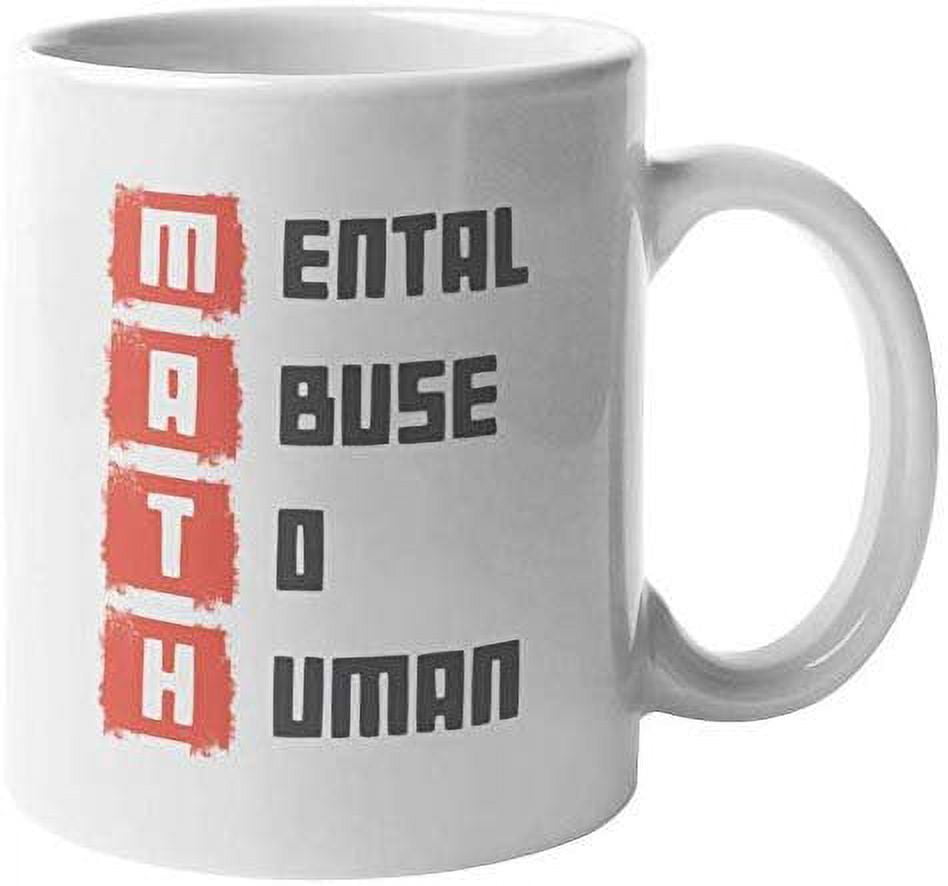 Math Funny Equation. Coffee & Tea Gift Mug for Teachers & Students ...