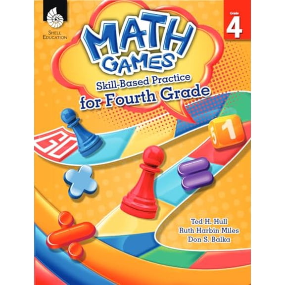 Pre-Owned Math Games: Skill-Based Practice for Fourth Grade (Paperback) 1425812910 9781425812911