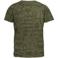 thumbnail image 1 of Math Geek Formula Men's Soft T-Shirt Military Green LG, 1 of 1