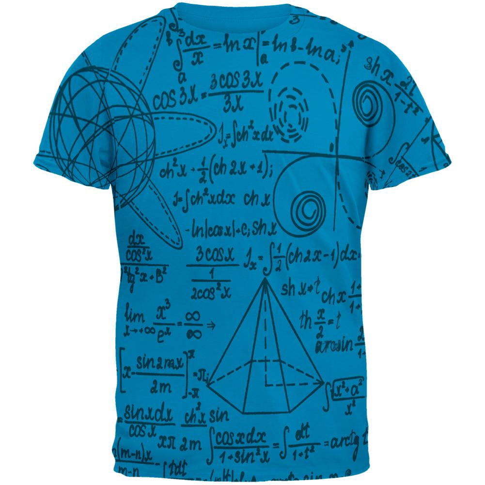 Math Geek Formula Mens T Shirt Sapphire SM - Walmart.com