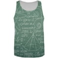 thumbnail image 1 of Math Geek Formulas Chalkboard All Over Mens Tank Top Multi SM, 1 of 1