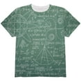 thumbnail image 1 of Math Geek Formulas Chalkboard All Over Youth T Shirt Multi YSM, 1 of 1