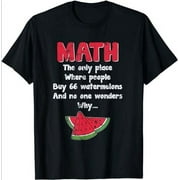 Math Geek Fun: Watermelon Numbers Tee with Hilarious Quotes