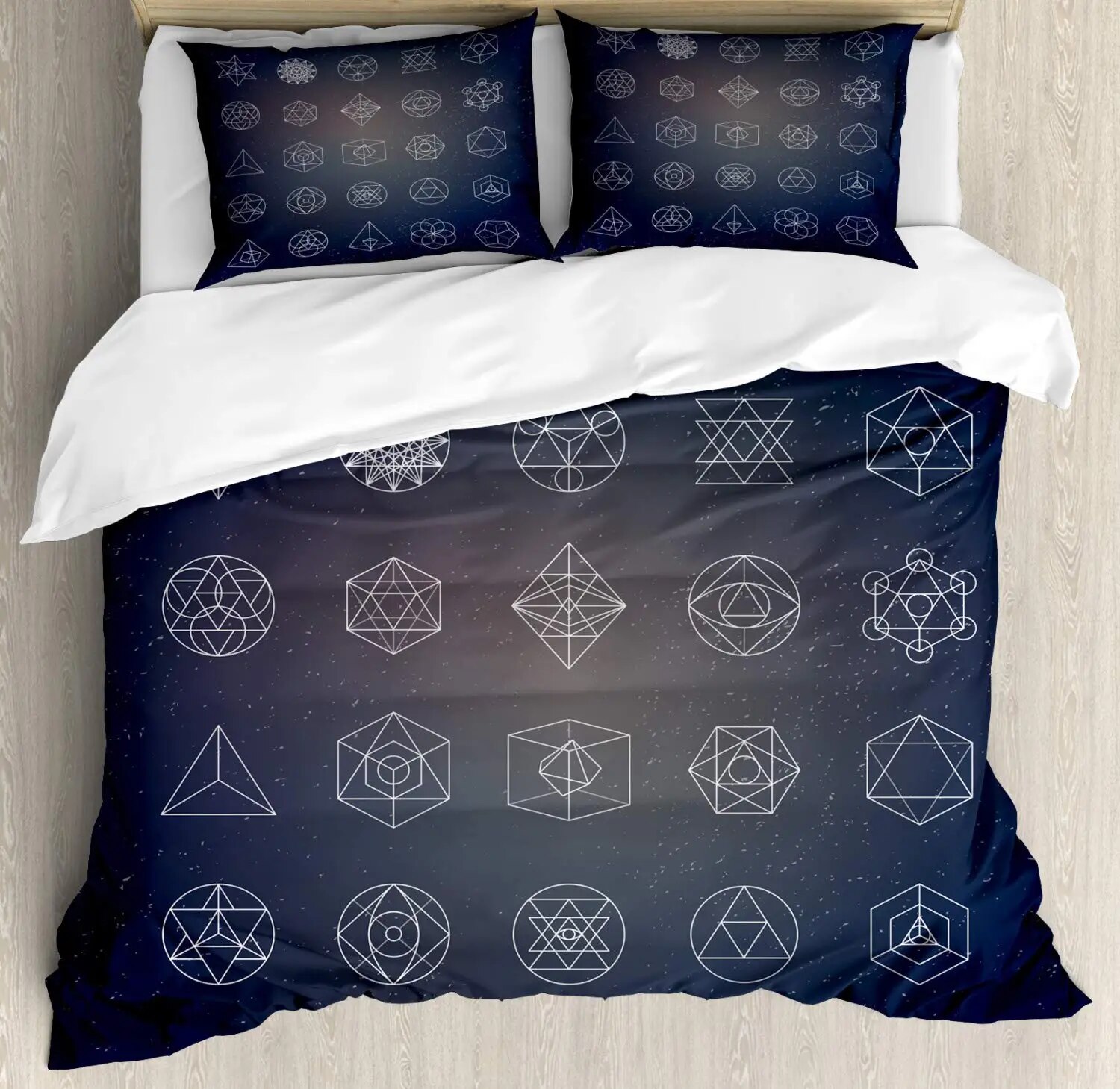 Math Geometry Bedding King ThreeDimensional Coordinate System Formula Equation Duvet Cover